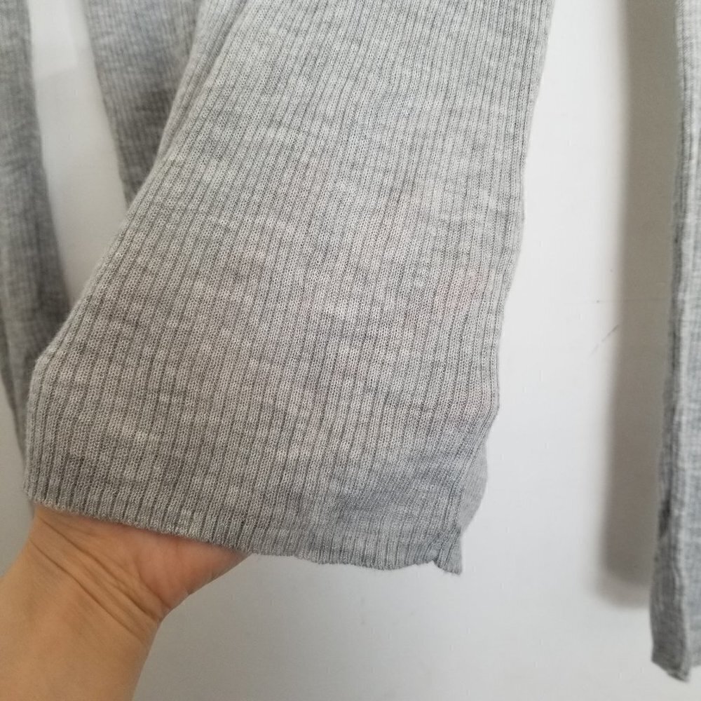 Madewell Ruffle Sweater Knit Lightweight Rib Top - Picture 8 of 13
